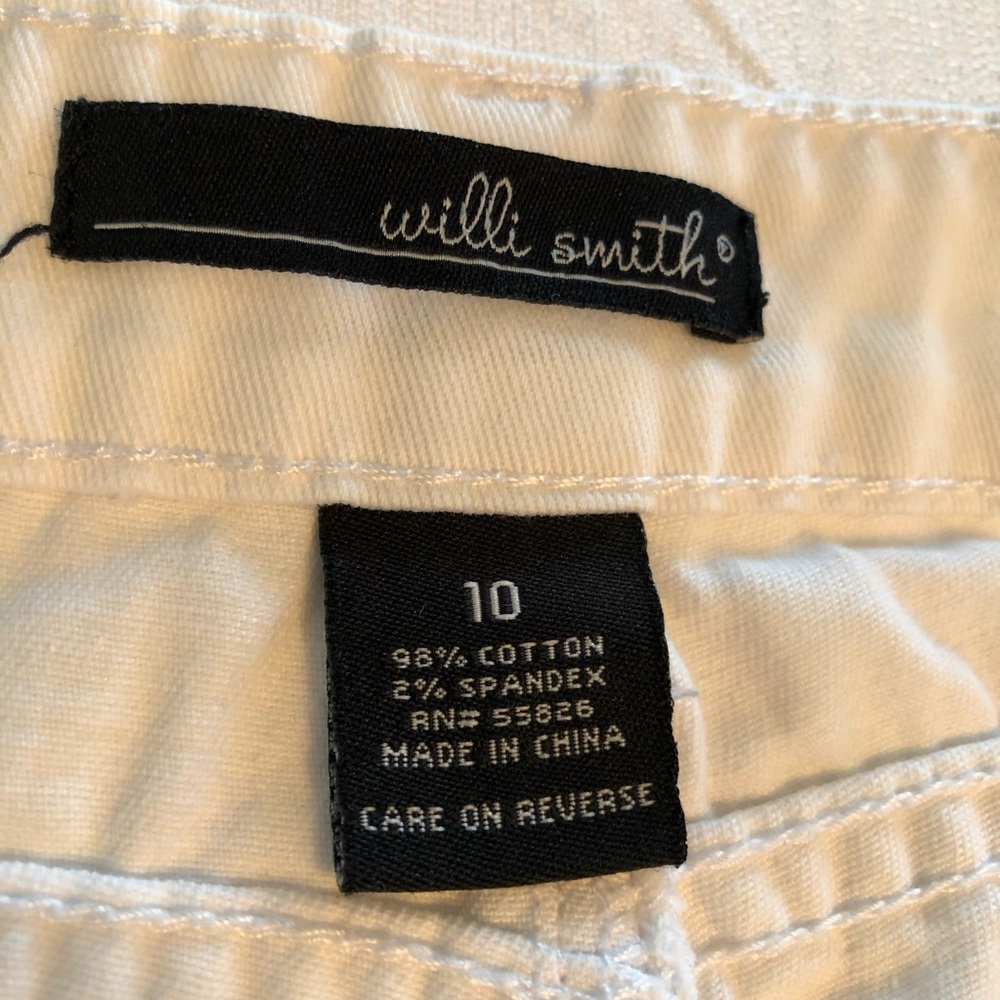 Willi Smith Capris White Size 10 - Picture 4 of 9